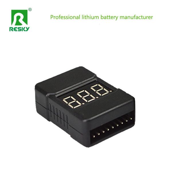 Low Voltage Alarm Buzzer Battery Indicator For 1-8S Lithium Rechargeable Battery Pack