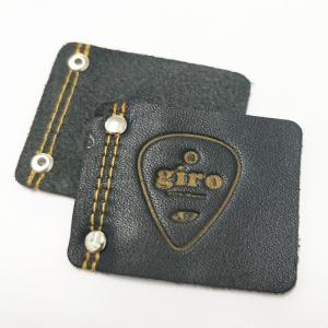 China Embossed Custom Leather Clothing Labels Printing Patch For Jeans on sale
