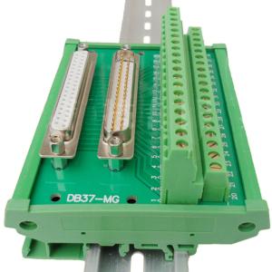 DB37 D Sub 37 Pin Male Female Dual Connectors Terminal Block Wiring Breakout