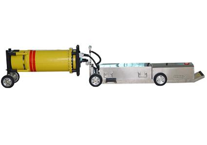 Electromagnetic Remote Control X Ray Pipeline Crawler Weld Testing Pipeline