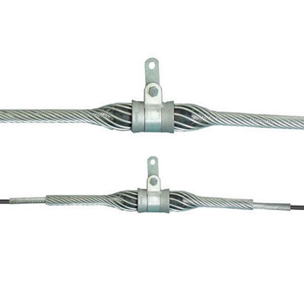 Preformed Tension Clamp for ADSS Fiber Optic Cable on Hot Dip Galvanized Flat Iron