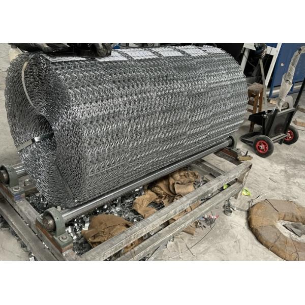 Width 190.5mm Galvanized CWC Mesh For Everglades Gas Pipeline
