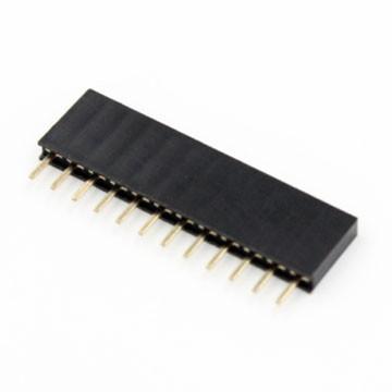 Buy Single row 2.54mm pitch female header, socket connector at wholesale prices