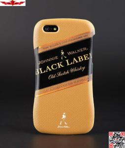 Quality Newest 3D Printing Johnnie Walker Zinc Alloy Bumper With PC Cover Cases For Iphone 5 5S for sale