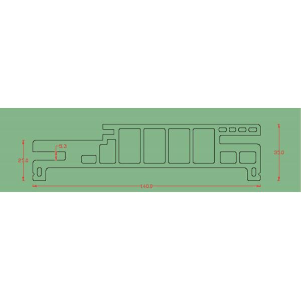 Customized Grey PVC/WPC Door Frame and Window Frame Profiles for After-sale Service