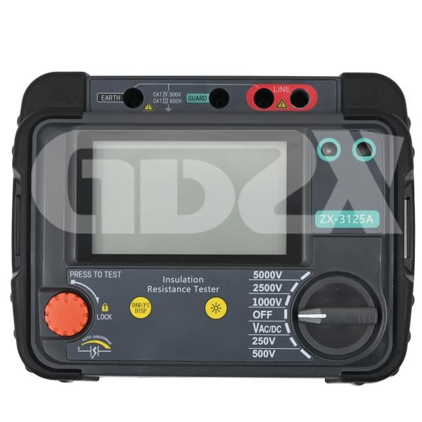 ZX-3125A High Voltage Megger Insulation Tester 5KV Insulation Resistance Test 1T Ohm