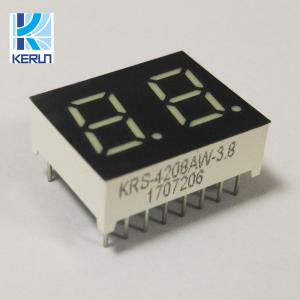 Quality Common Anode 2 Digit 7 Segment Display 0.8 Inch Shock Resistance for sale