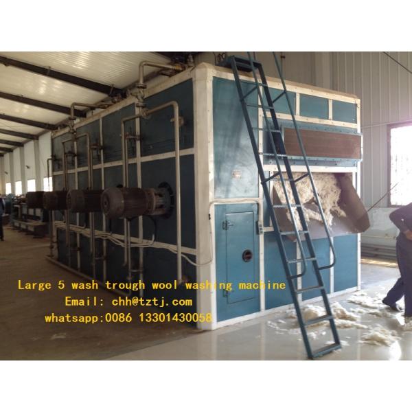 wool washing machine, Large 5 wash trough wool washing machine,Assembly line wool washing machine