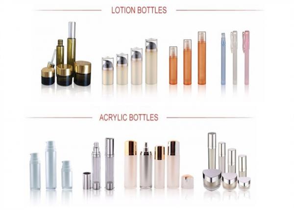15ml 30ml 50ml 80ml 100ml 200ml Plastic Lotion Bottles Straight Round Cosmetic Packaging Acrylic PMMA Dip Lotion Bottle