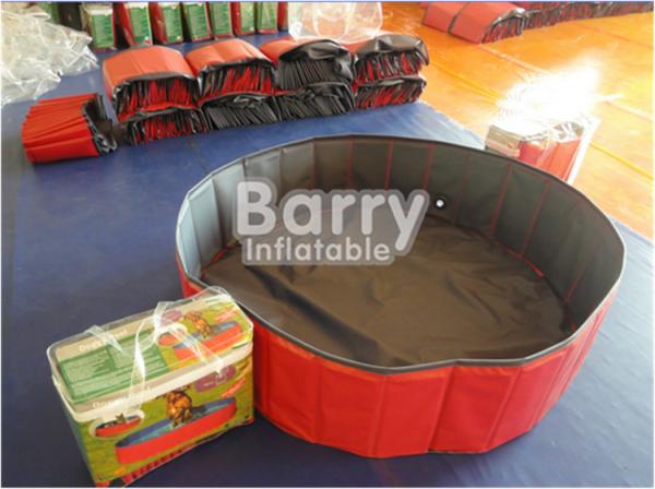 Buy Red Foldable Dog Pet Swimming Pool Customized Size 3 Years Warranty at wholesale prices