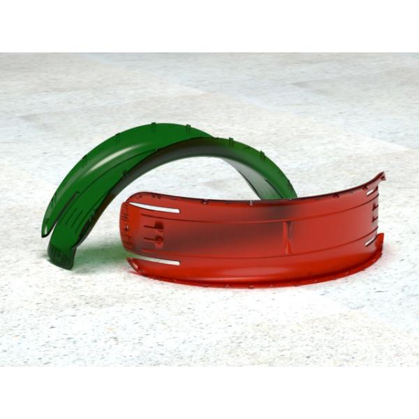 OEM / ODM : ABS Injection Molding & POA Transparent Rear Pad (1*1) No.22729