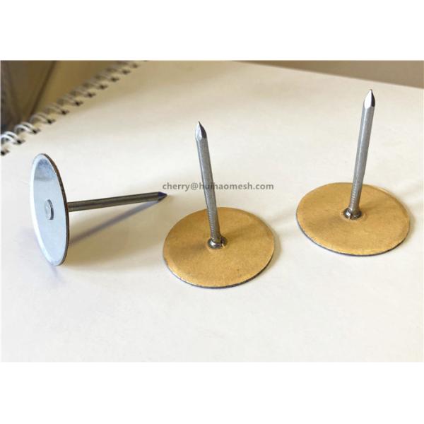 Galvanized Steel Cuphead Weld Pins Used In Capacitor Discharge Stud Welding Processes For Metal Ductwork Insulation