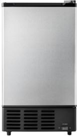 Stainless Steel Low Power Electrical Automatic Ice Maker Machine Easy Operation Microcomputer Control System,6kg/24h