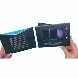 China Corporate LCD Video Brochure with 7inch HD Screen Custom Printed for Company Introduction on sale