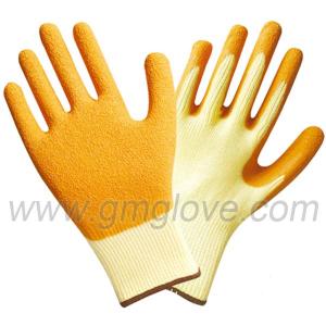 Quality 21G  Latex Palm Coated Gloves, Cotton Yarn for sale