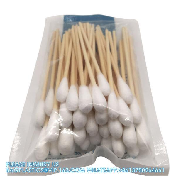 Double Head Cotton Swab Stick Wooden Cotton Swab From China Disposable Cotton Bud Customized Daily Use