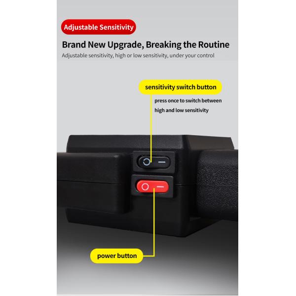 MD-3003B1Adjustable Handheld Metal Detector High Sensitivity with Sound Vibration Alarm for Airport Court Body Security Scanner