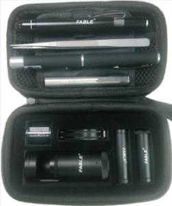 Quality UV LED Torch Gem Testing Kit Portable Gemstone Identification Tool FGB-9 With 9 Items for sale