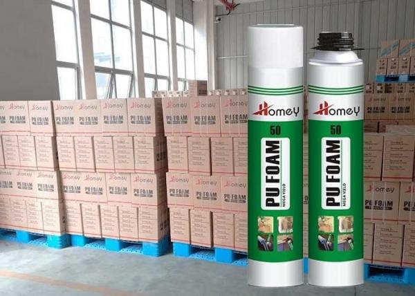 Buy Mega Yield PU Foam Spray Curtain Wall Filling 65L One Can 300-750ml at wholesale prices