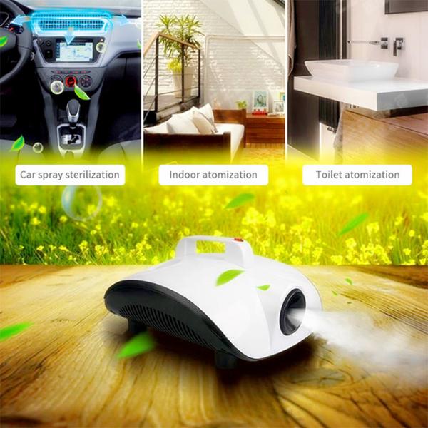 900W Atomization Sterilizer Fogging Equipment Timer Atomizing Disinfector Car Fog Machine