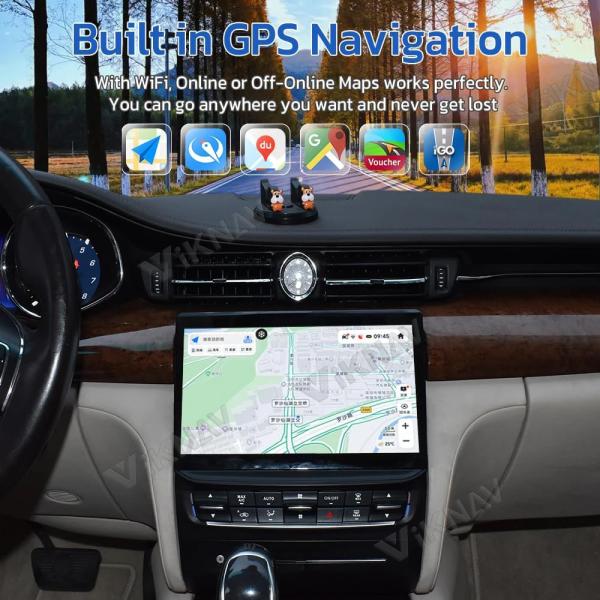 Viknav Car Radio For Maserati Quattroporte (2013-2016) 10.26inch Android13 Head Unit Touch Screen GPS Navigation Carplay
