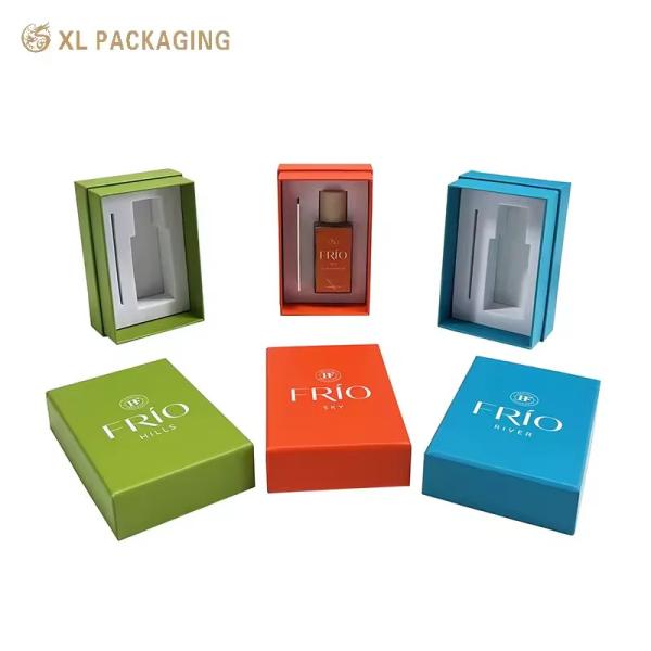 XL Packaging Custom Packaging Box Factory Premium Perfume Paper Box 3 Parts Lid and Base Perfume Gift Box Vibrant Color Automated Production with EVA
