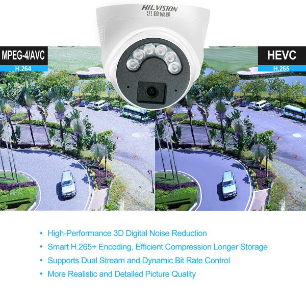 SD Card Data Storage Options Double Light Source Full-Color Network Camera for Monitoring