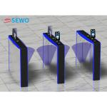 Modern Environments Flap Barrier Gates With High End Design And RS485 TCP/IP