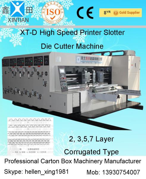 Buy Auto - Zeroing Stacker Automatic Carton Machine / Carton Box Printing Machine at wholesale prices