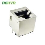 RJ45 Network Port Socket 180 Degree In-Line Interface 10P8C Connector Without