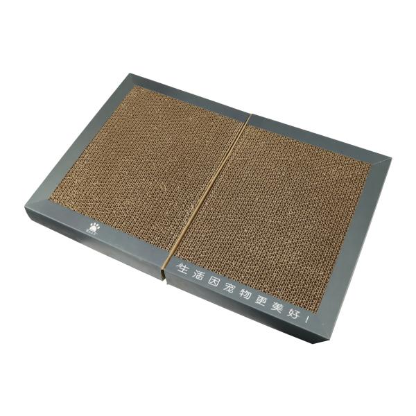 Ccorrugated Cardboard Cat Scratcher Box Couch Texture Pad 30x22.5x8CM