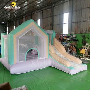 China Factory Price Children Outdoor Indoor Inflatable Bouncing Castle With Slide on sale