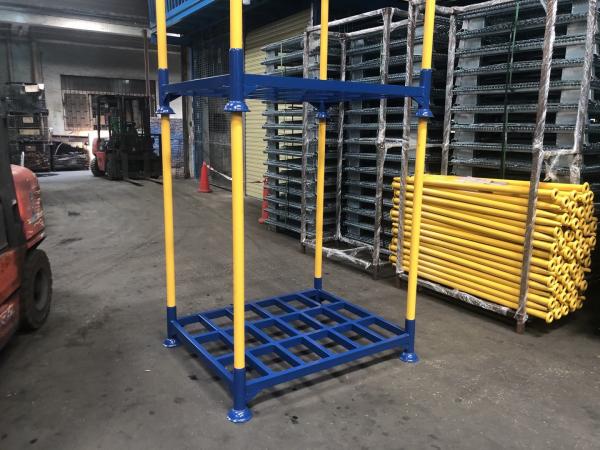 Buy Q235 Steel Warehouse Metal Stacking Shelves With Detachable Racks at wholesale prices