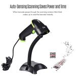 Automatic Sensing USB 2D Barcode Scanner With Stand For Windows Android IOS