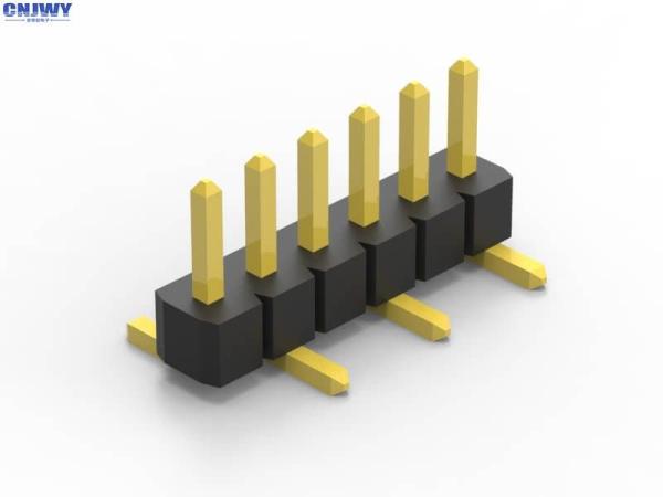 Buy 1 Mm Pitch Pin Header Connector , Single Row 14 Pin Header Connector at wholesale prices
