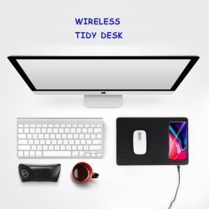 China MOUSE PAD WIRELESS CHARGER Blank custom mouse pad fast charging Qi standard wireless charger for iPhone x iPhone 8 on sale