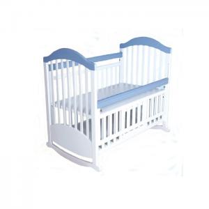China Lovely White Wooden Baby Cot , New Style Fold Unique Baby Cribs on sale