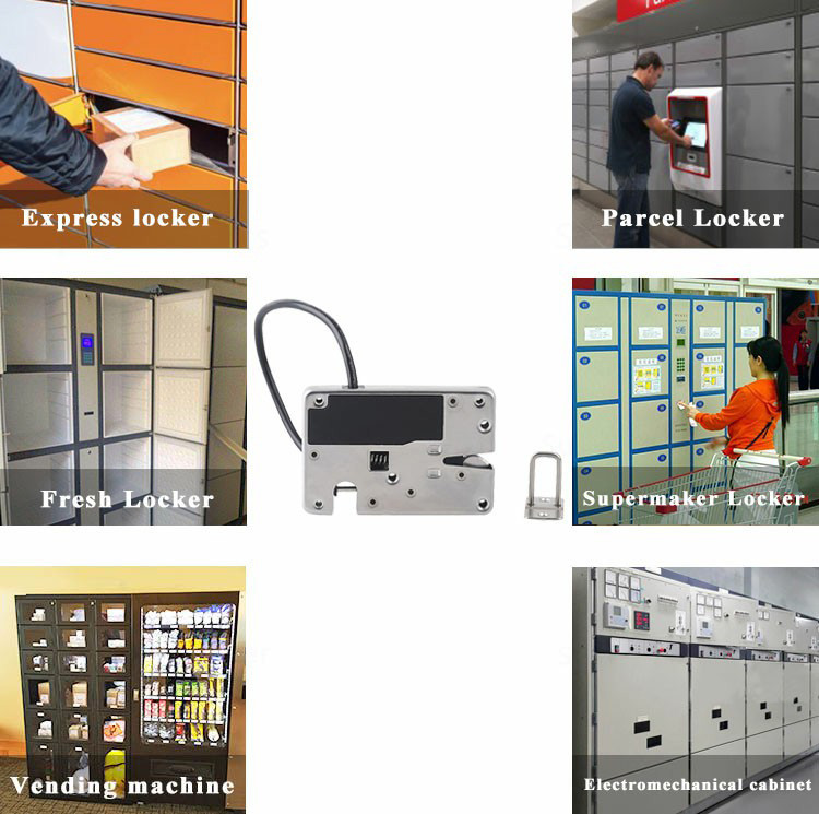 IP66 Cabinet Cylinder Lock , 4.5rps/S 24v Electronic Motor Door Lock