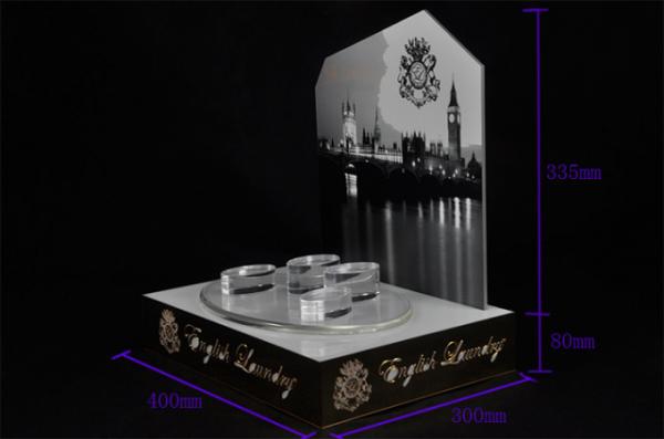 Advertising Acrylic Perfume Display Stand Retail Store Shelving 400*300*415 mm