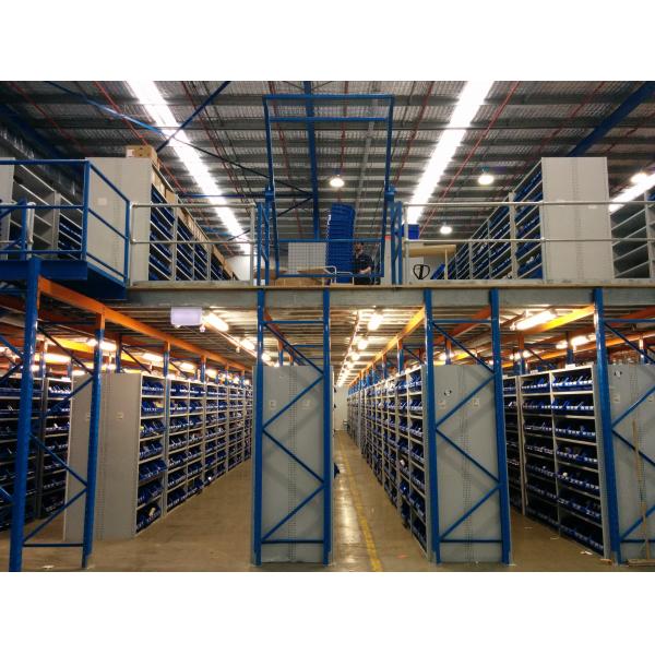 High Storage Performance Mezzanine Floor Design Multi Level Racks System