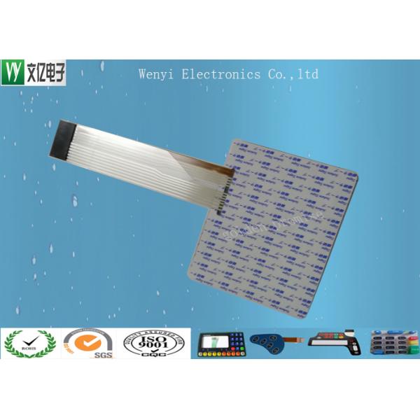 Green And Blue Backlight Light Flat Membrane Panel Switch F150 Overlay 10000 Hours Lifetime