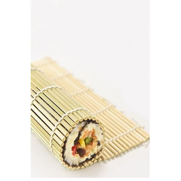 Natural Bamboo Sushi Rolling Mat for Asian Kitchen Sushi Maker