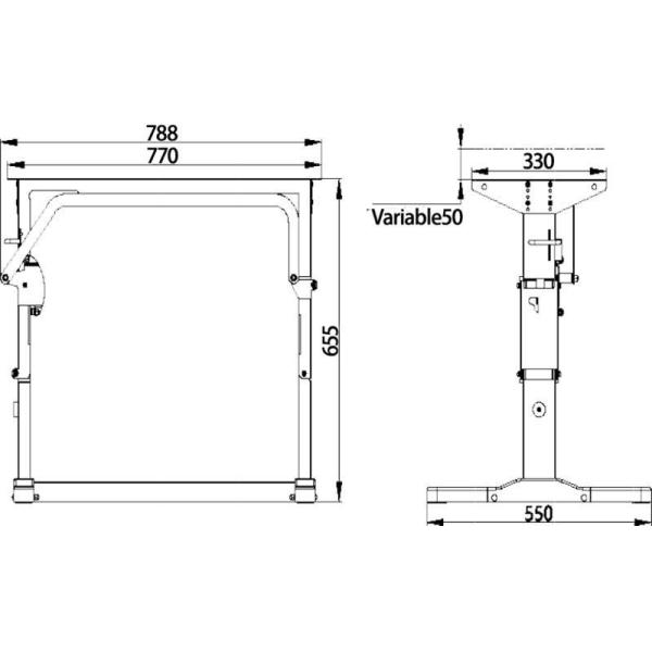 Self-Propelled/Trailer Rvs RV Table Supports for RV Truck Camper Motorhomes DIY