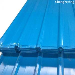 Quality PE Coating Corrugated Metal Roofing Sheets , Shelter Shed Colour Coated Roofing Sheets for sale