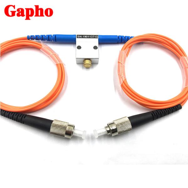 Buy Variable 850nm Multimode Optical Attenuator Inline Adjustable 0.8-60dB at wholesale prices