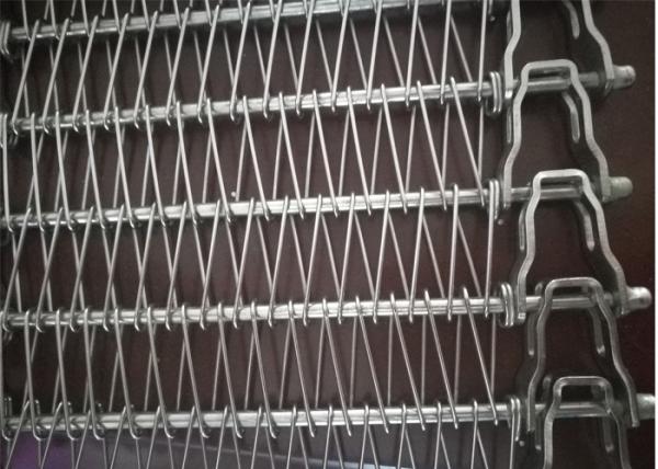 Buy Strong Tensile Spiral Mesh Belt High Filtration Performance For Meat Tortilla Processing at wholesale prices