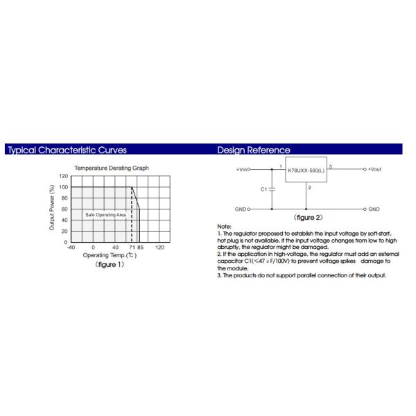 K78U12-500 Mornsun K78UXX-500 DC-DC Converter power IC module