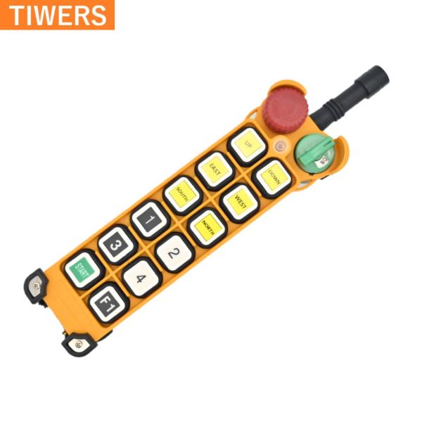 Buy 12 Buttons 50Hz Wireless Industrial Crane Remote Control System at wholesale prices