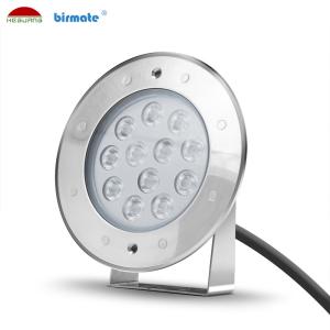 DMX512 Control 9 Watt Underwater Led Pond Lights , Color Changing Led Pool Lights