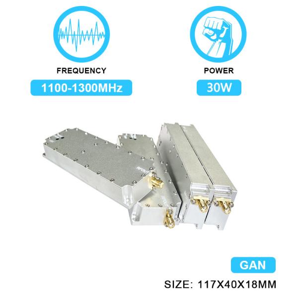Buy 30W 1.1G GaN PA RF Power Amplifier Anti Drone Module C-Uas Solution Fpv Uav Jamming System Signal Blocking Device 1100-1300MHz With  GAN And Isolation Protector at wholesale prices